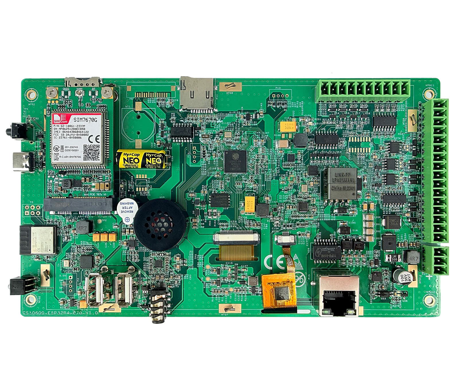 EPC-ESP32P4-070 — изглед 2