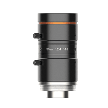 50mm, F2.4, 1/1.8", 10MP Lens，C-Mount