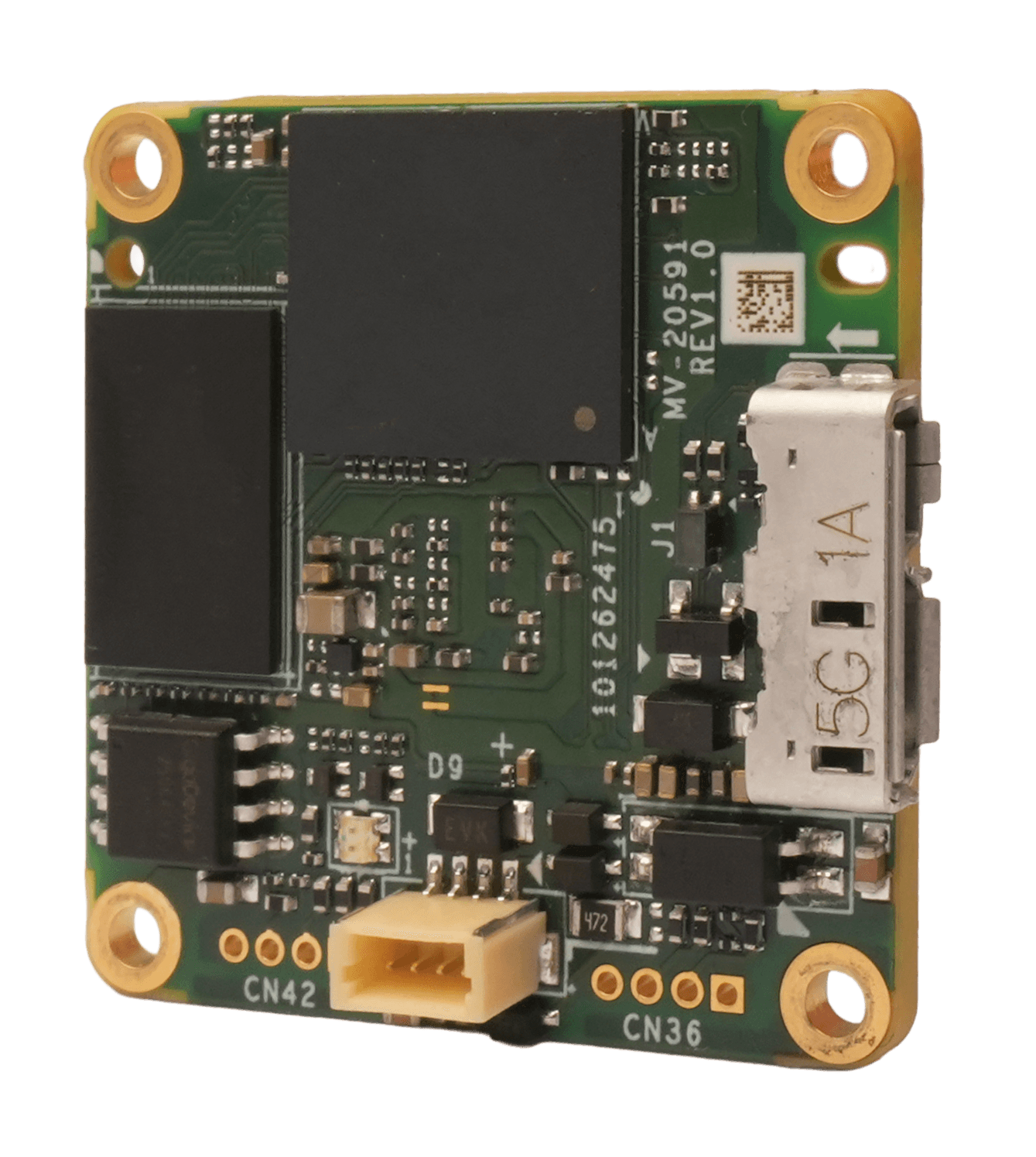 2MP Board Level Camera, USB3, Color, Bare Board — изглед 2