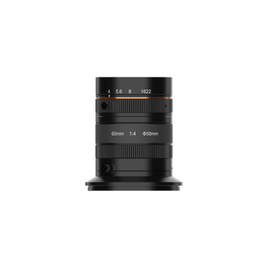 60mm，F4.0，Image Size φ58mm，Recommended Magnification 0.07-0.37x，M72 Mount