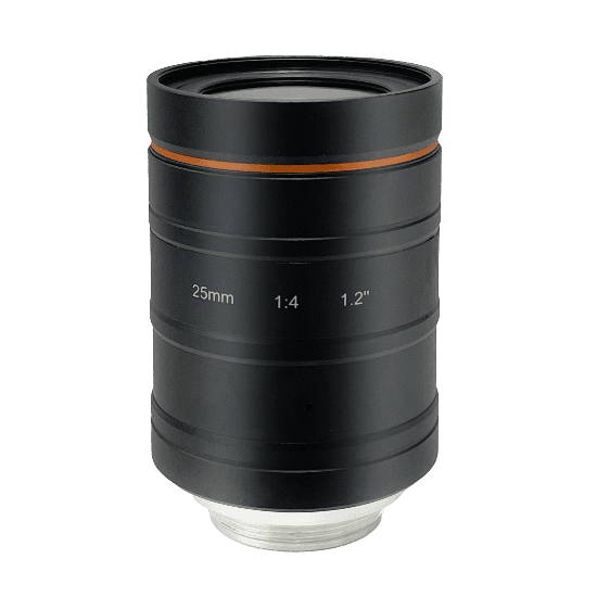 25mm, Fixed Iris F4, 1.2", 25MP Lens, C-Mount