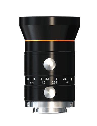 16mm, F2.8, 1.1", 12MP Lens, C-Mount
