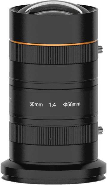 30mm,F4.0,Image Size φ58mm,Recommended Magnification 0.031-0.145x,M72 Mount